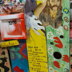In den Räumlichkeiten der BHZ Kreativwerkstatt Feuerbach