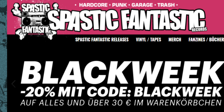 Spastic Fantastic Records – Blackweek: Man braucht Platz
