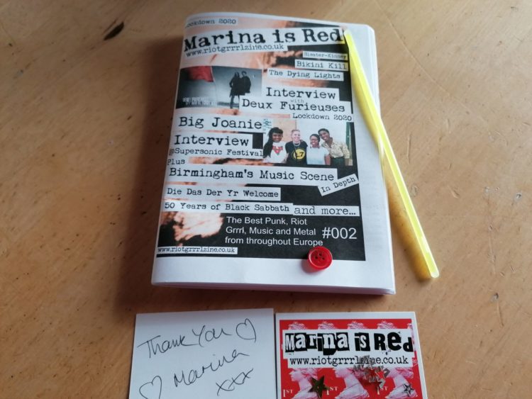 Marina is Red #2 Fanzine 1