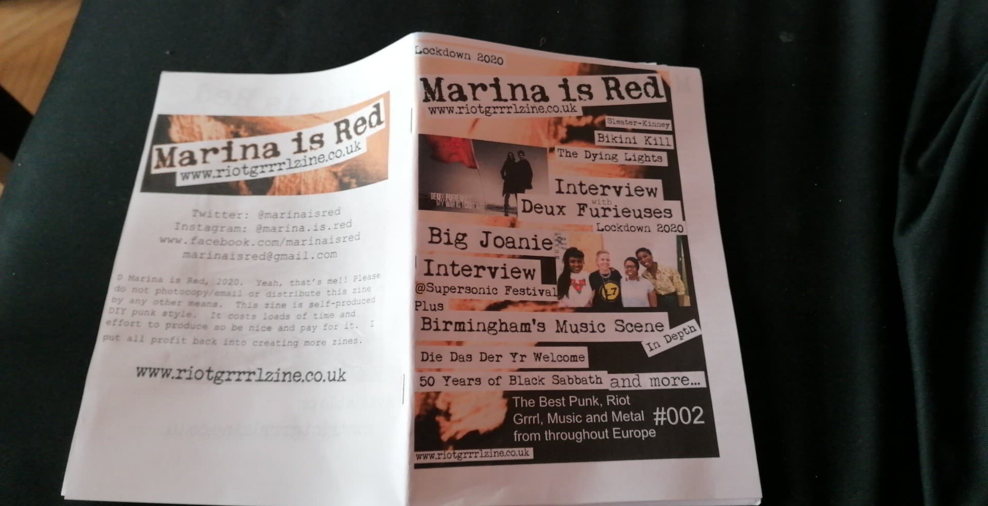 Marina is Red #2 Fanzine 2