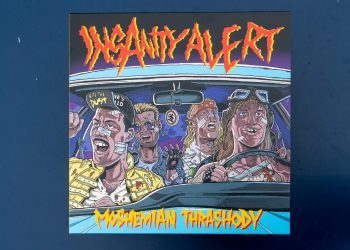 Hier siehst Du das Album Cover des Albums Moshemiam Thrashody von Insanity Alert