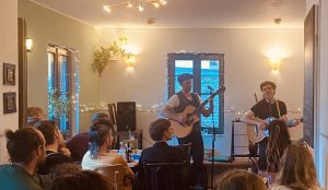 Pabbledash im Cafe Herzhäuschen