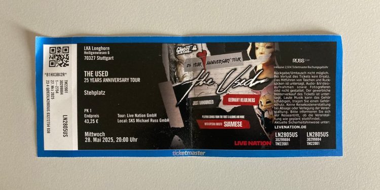 The Used / Siamese am 28.05.2025