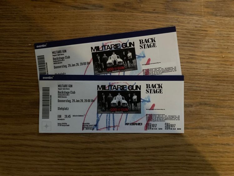 Militarie Gun & Spite House @ Backstage Club München am 29.01.2026 1