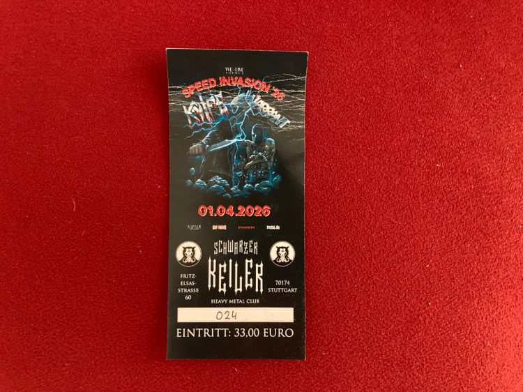 Knife, Warrant @ Schwarzer Keiler, Stuttgart am 01.04.2026 1