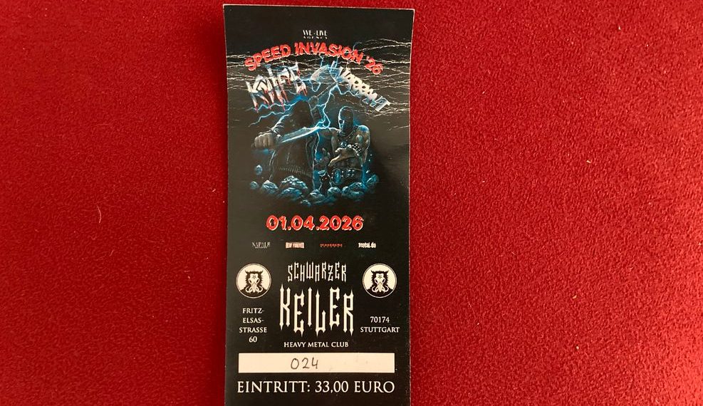 Knife, Warrant @ Schwarzer Keiler, Stuttgart am 01.04.2026 9