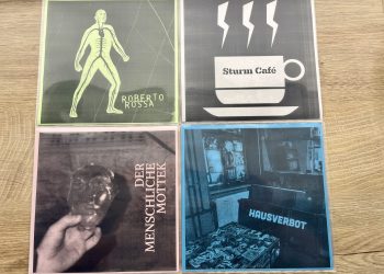 Roberto Rossa - A Immagina / Koka Kola Freiheit - Sturm Café / Der Mottek - Der Menschliche Mottek / Farbe Plakate - Hausverbot 1 Nancy Records
